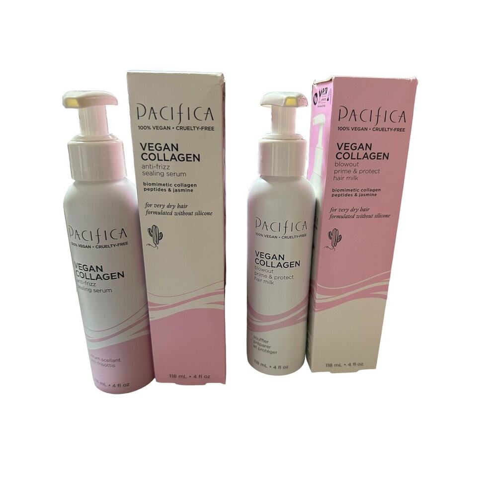 Pacifica Vegan Collagen Hydrating Milk Serum Bundle Treatment 4oz